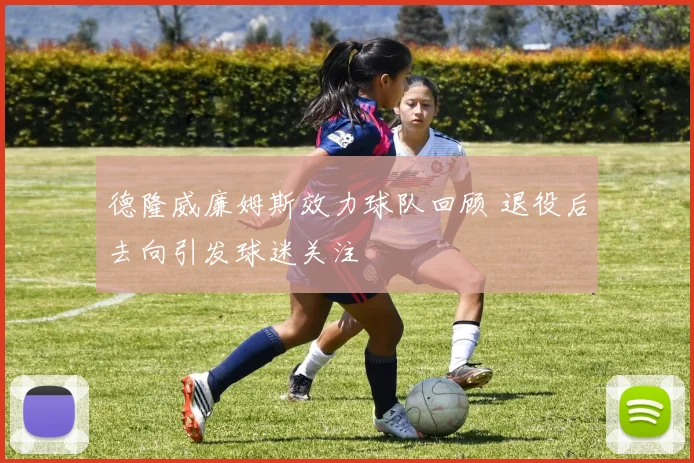 德隆威廉姆斯效力球队回顾 退役后去向引发球迷关注